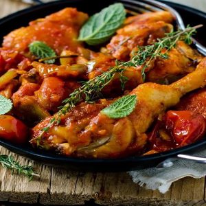 Plat-Poulet-avec-tomatoes